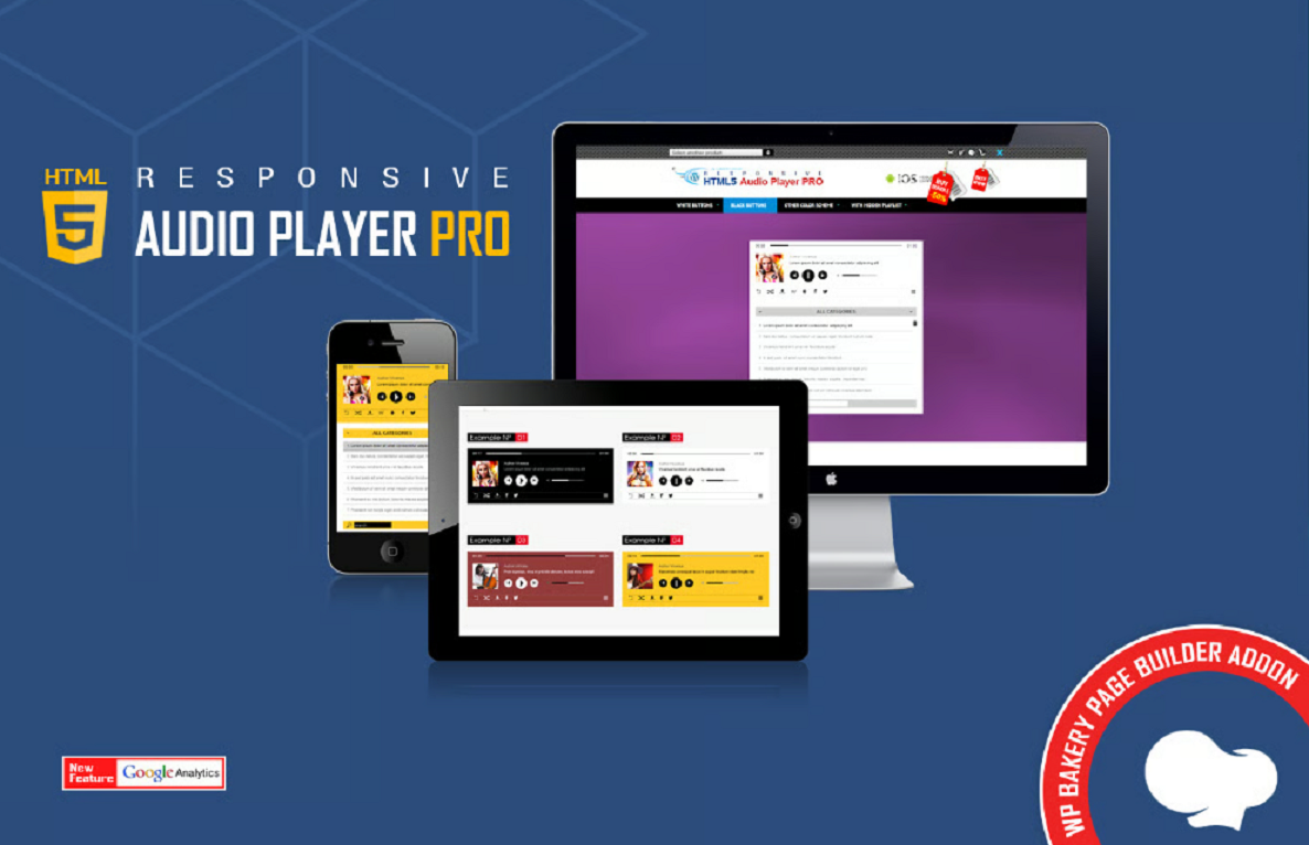 WPBakery Addon – HTML5 Audio Player PRO