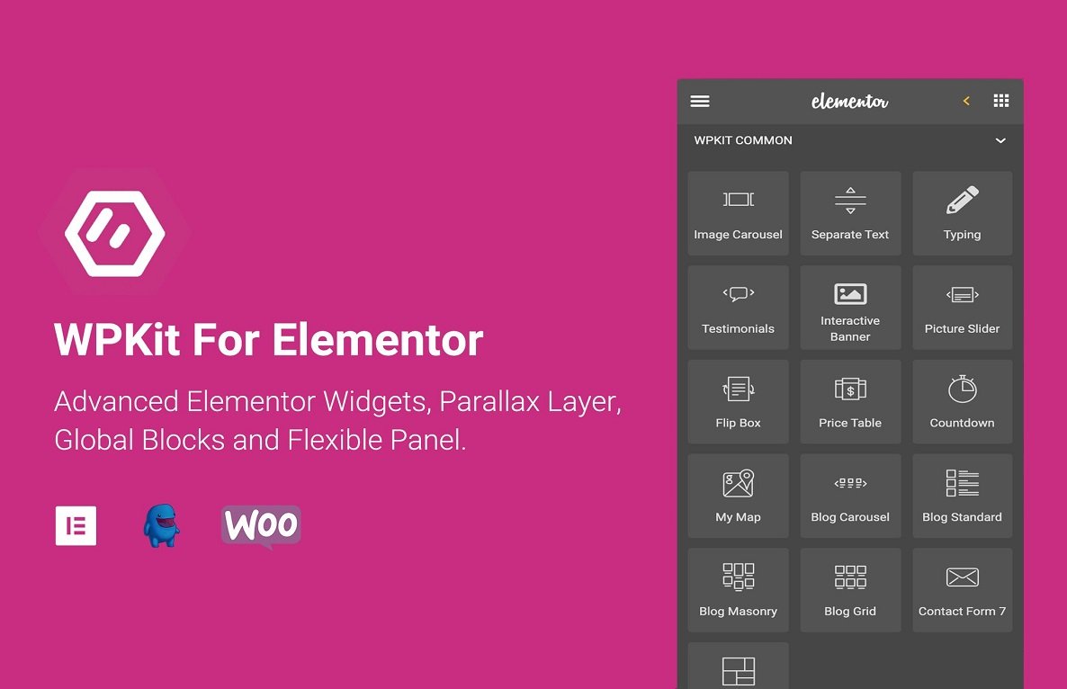 WPKit For Elementor – Advanced Widgets & Addon