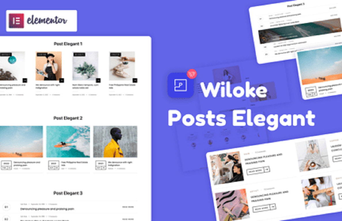 Wiloke Blog Post Elegant for Elementor