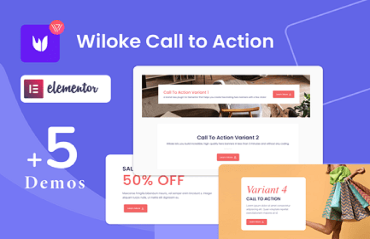 Wiloke Call To Action Addon For Elementor