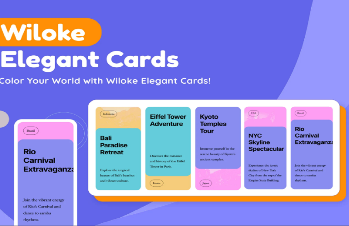 Wiloke Elegant Cards