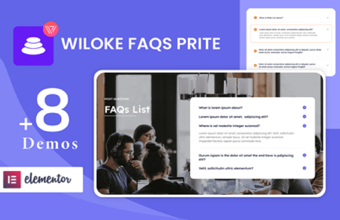 Wiloke FAQs Price Elementor Addon