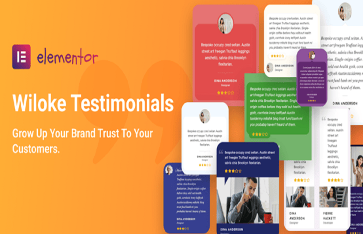 Wiloke Testimonials Addon for Elementor