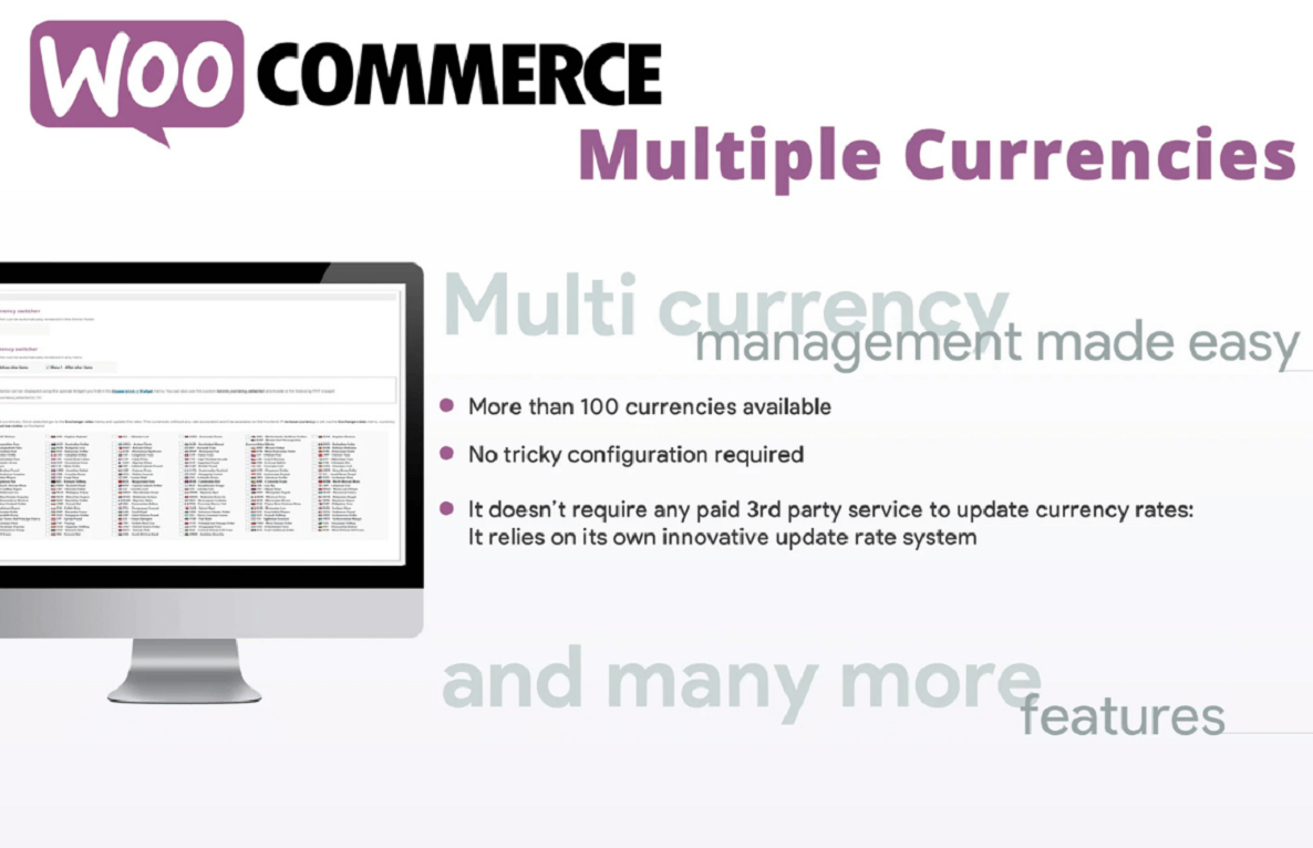 WooCommerce Multiple Currencies