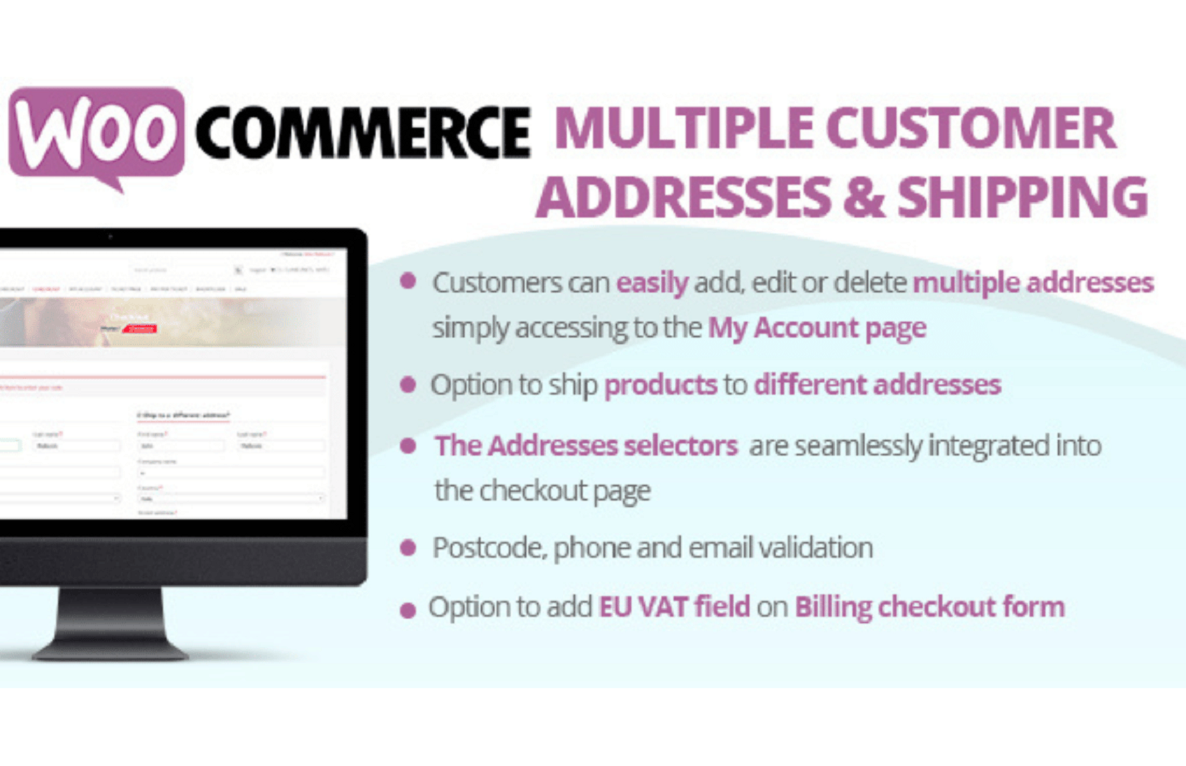 WooCommerce Multiple Customer Addresses