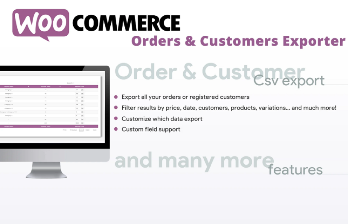WooCommerce Orders & Customers Exporter