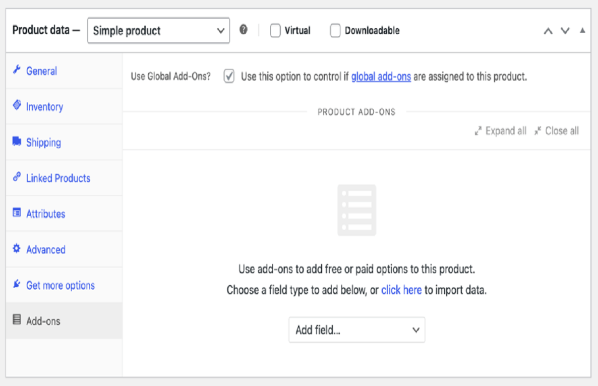 WooCommerce Product Addons