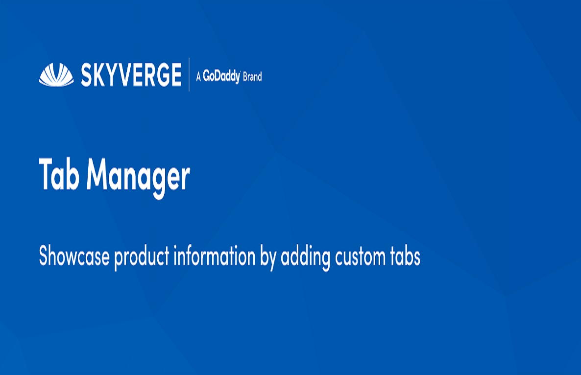 WooCommerce Tabs Manager