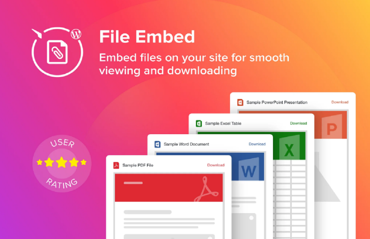 WordPress File Embed – Viewer Plugin