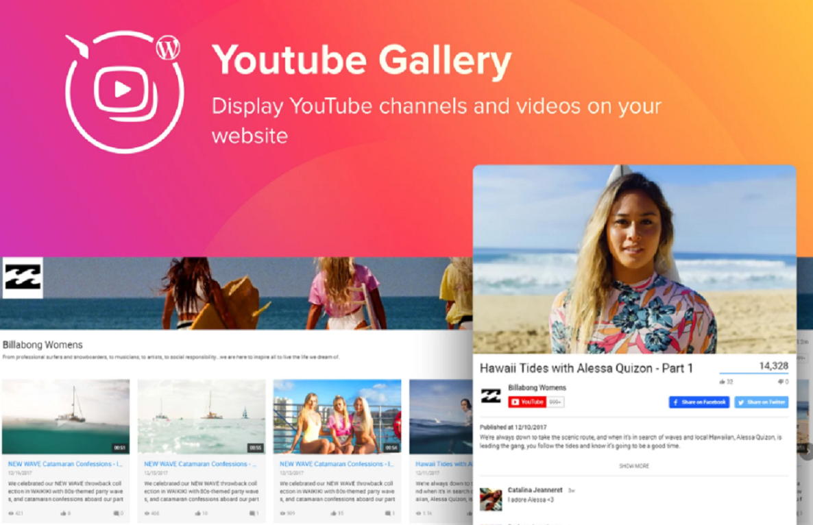 WordPress YouTube Gallery Plugin