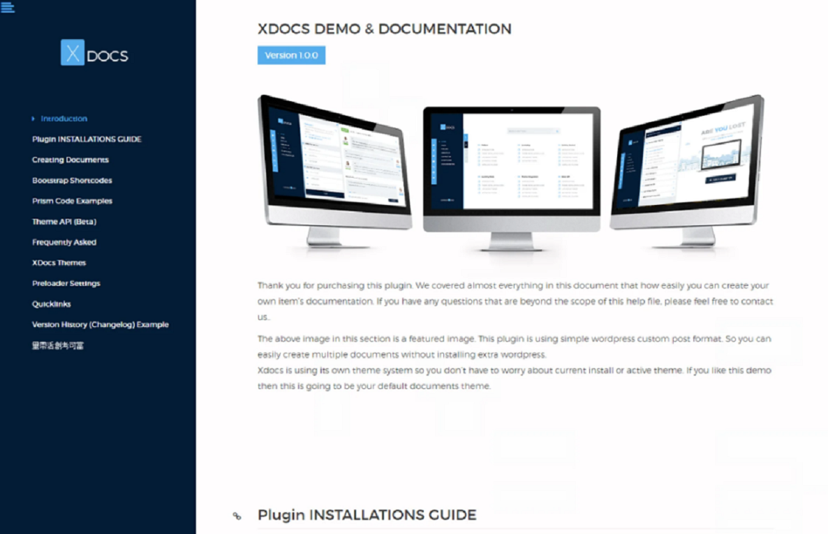 X Docs – WordPress Product Documentation Creator