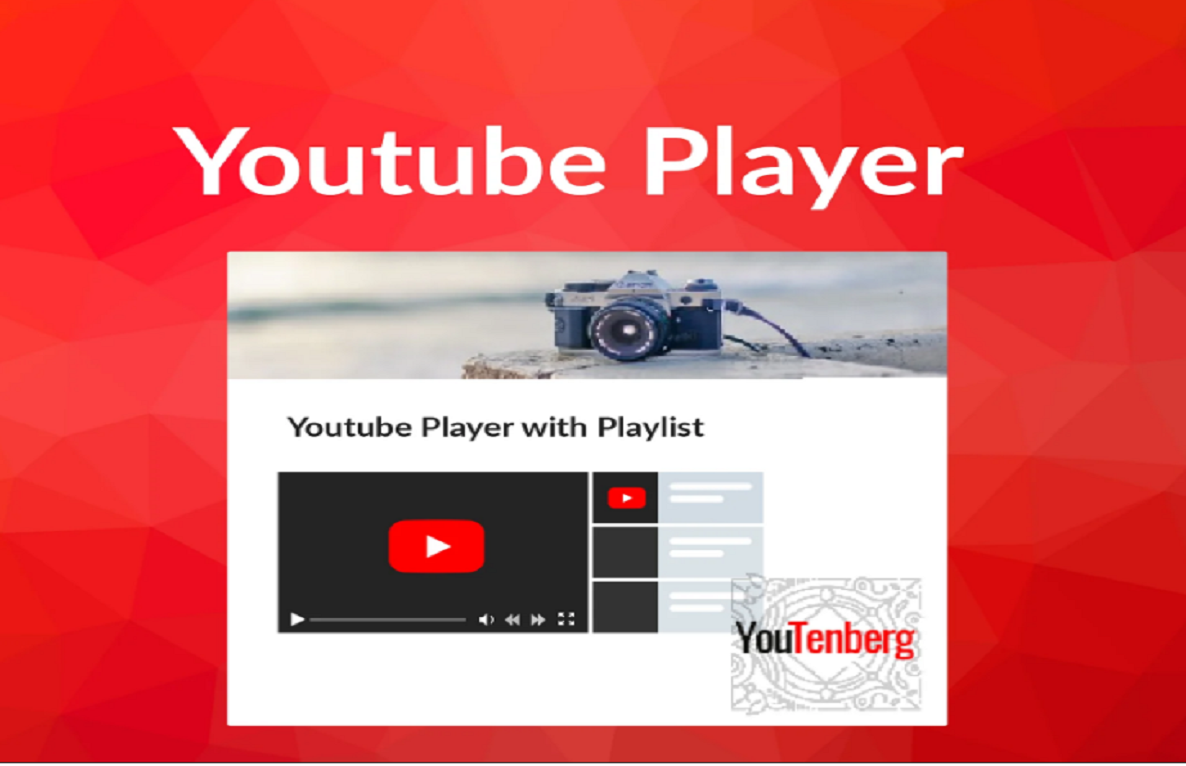 Youtenberg – Gutenberg YouTube Player with Playlist