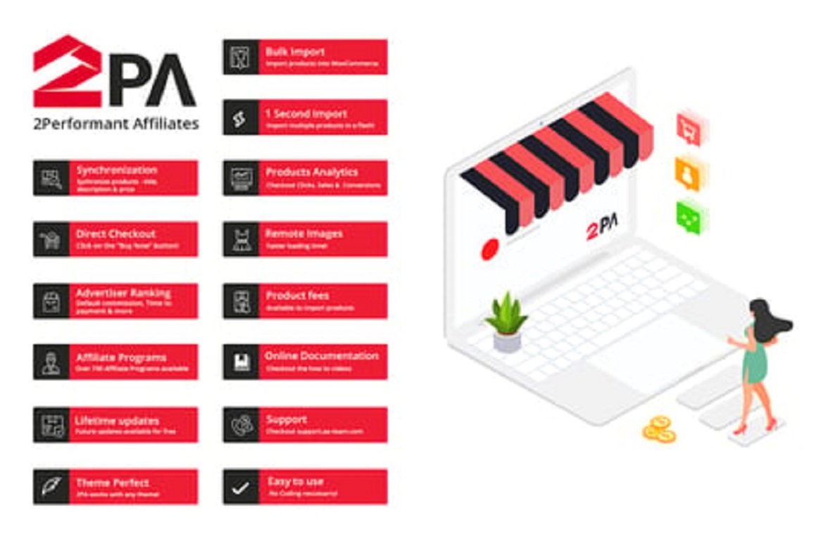 2PA – WooCommerce 2Performant Affiliates WordPress