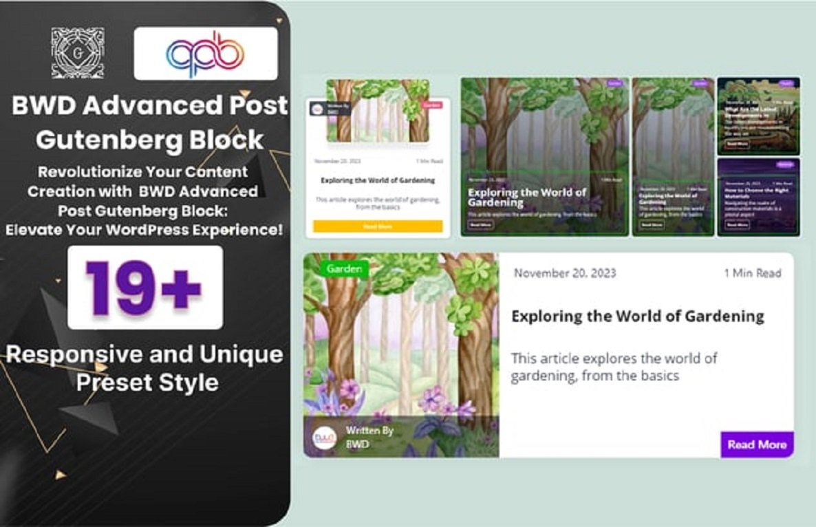 BWD Advanced Post Block