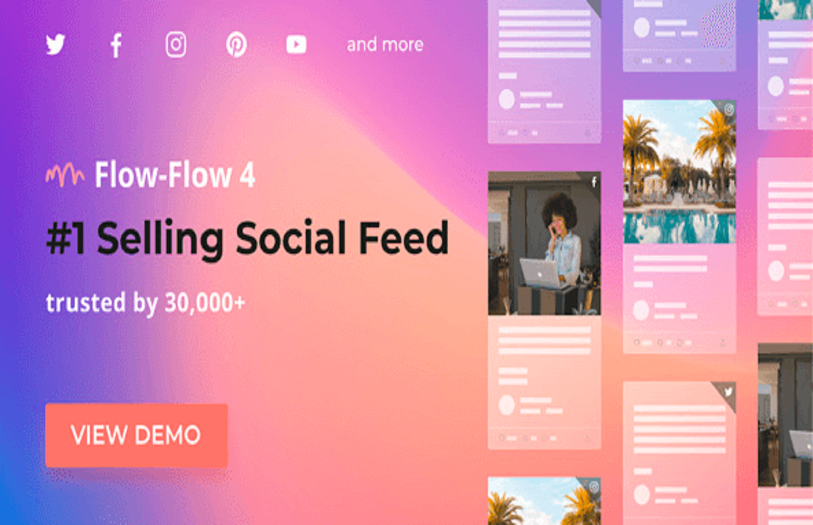 Flow-Flow – Social Media Stream for WordPress