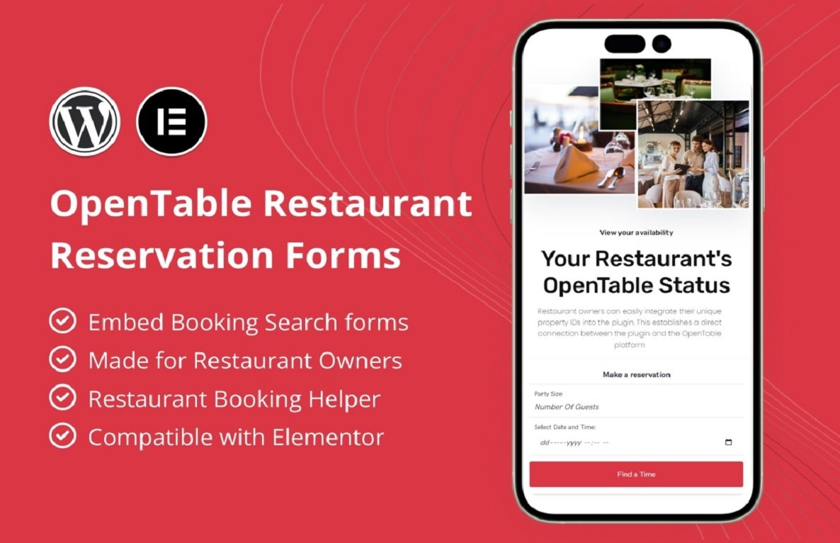 OpenTable Restaurant Reservation Forms for Element