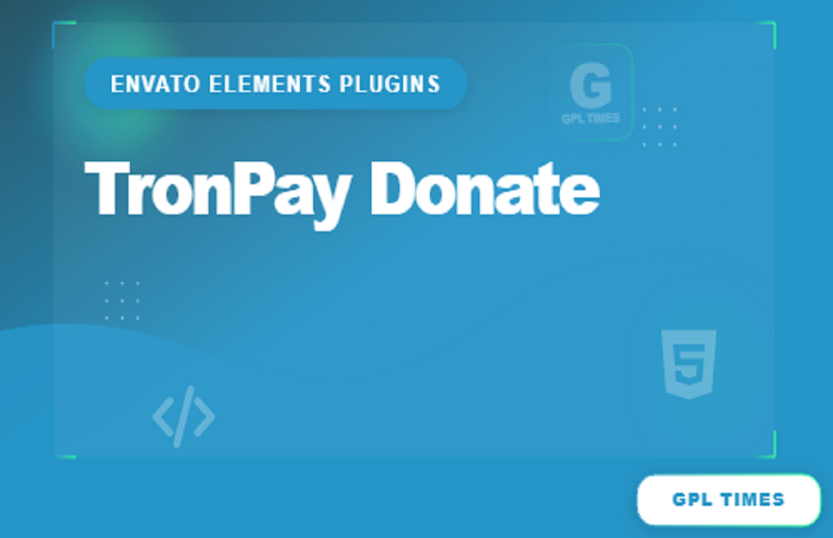 TronPay Donate – Tron network donate plugin