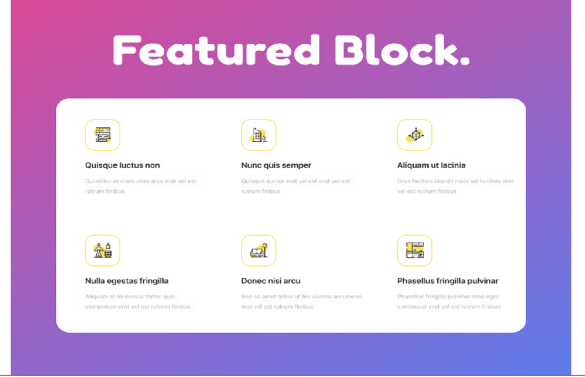 Wiloke Featured Block Elementor Addon
