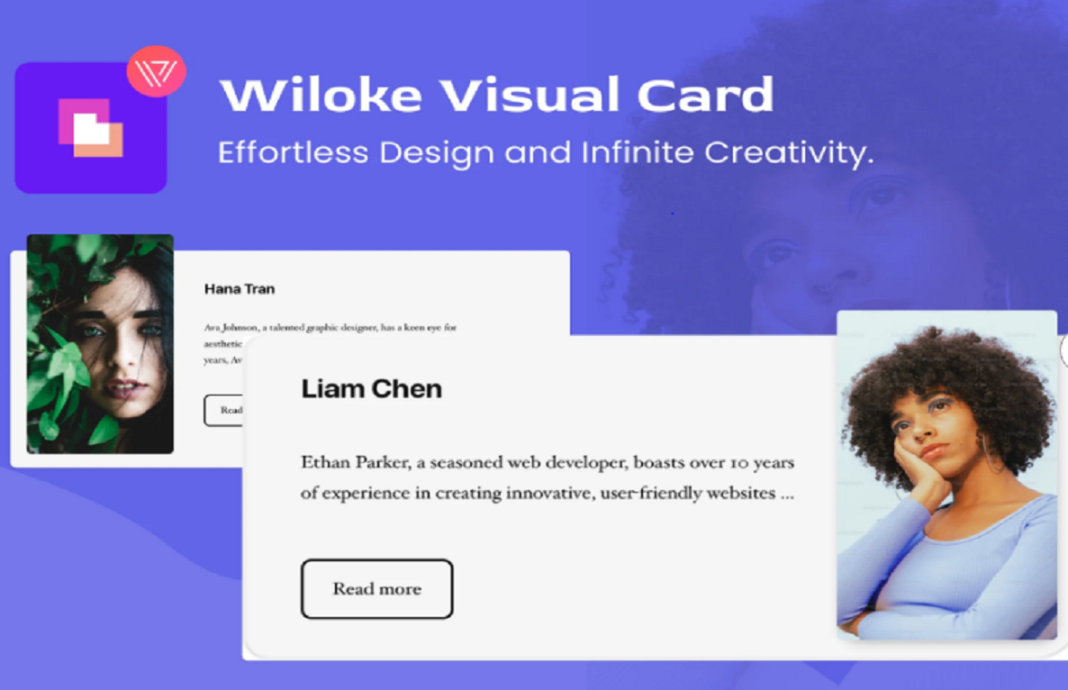 Wiloke Visual Card Elementor