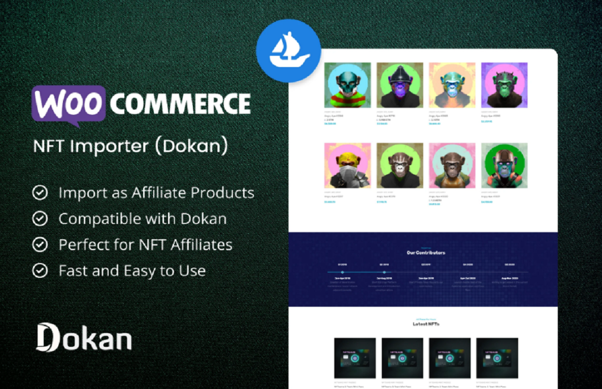 WooCommerce NFT Importer – Dokan (Addon)