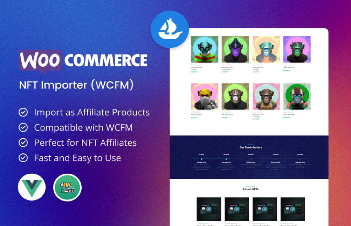 WooCommerce NFT Importer – WCFM (Addon)