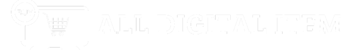 All Digital Item White Logo